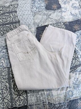 We The Free Light Ivory Straight Jeans